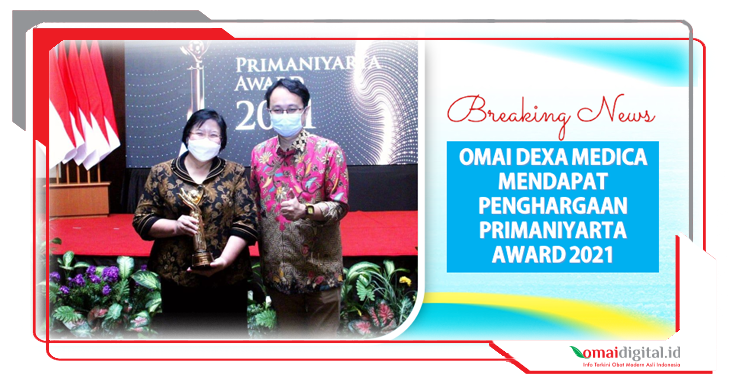 OMAI Dexa Medica Menerima Trofi Primaniyarta Award 2021